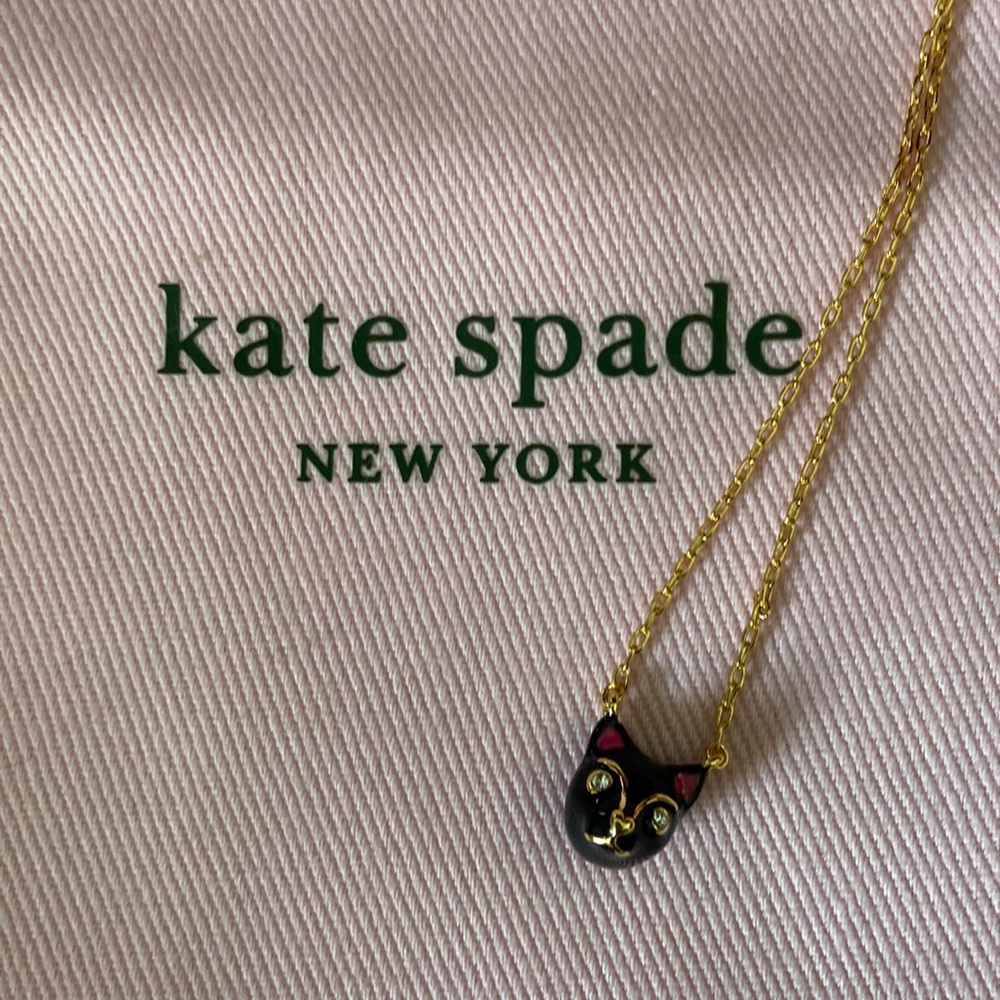 Kate Spade House Cat Necklace